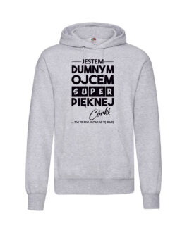 Bluza z kapturem męska DUMNY OJCIEC CÓRKI