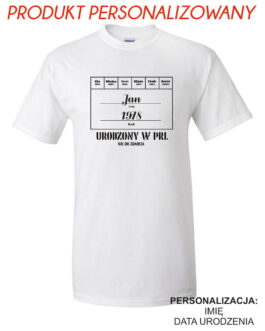 Koszulka męska URODZONY W PRL