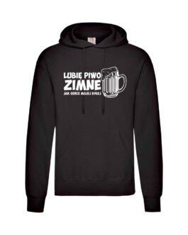 Bluza z kapturem męska LUBIĘ ZIMNE PIWO