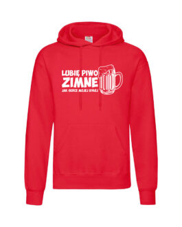 Bluza z kapturem męska LUBIĘ ZIMNE PIWO