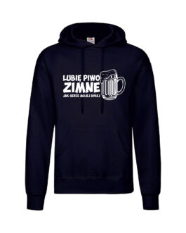 Bluza z kapturem męska LUBIĘ ZIMNE PIWO