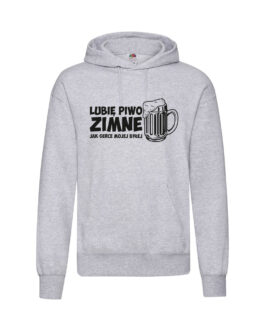 Bluza z kapturem męska LUBIĘ ZIMNE PIWO