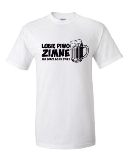 Koszulka męska LUBIĘ ZIMNE PIWO
