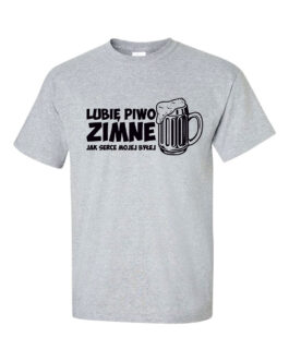 Koszulka męska LUBIĘ ZIMNE PIWO