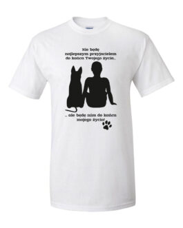 Koszulka NAJLEPSZY PRZYJACIEL CZŁOWIEKA męska
