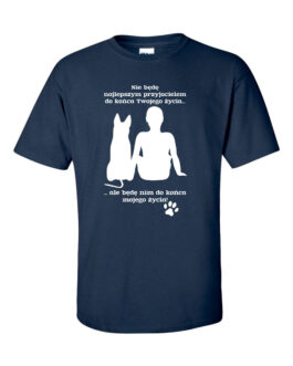 Koszulka NAJLEPSZY PRZYJACIEL CZŁOWIEKA męska