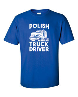 Koszulka męska POLISH TRUCK DRIVER